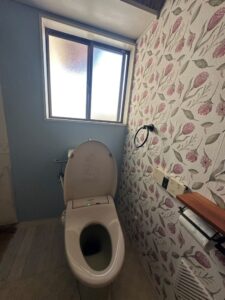 施工前のトイレ部分