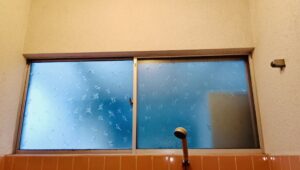大きくて一目が気になったお風呂の窓